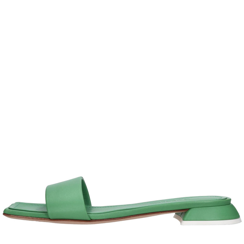 Mules in pelle 