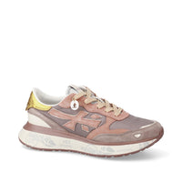 Sneakers Lauryn Var 7801 in pelle, ecopelle e tessuto 