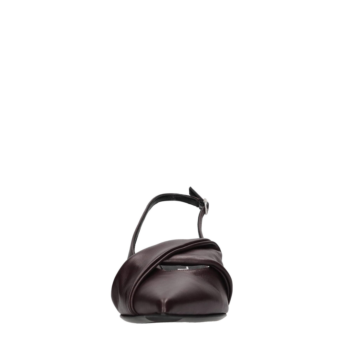 Décolleté sligback in pelle 