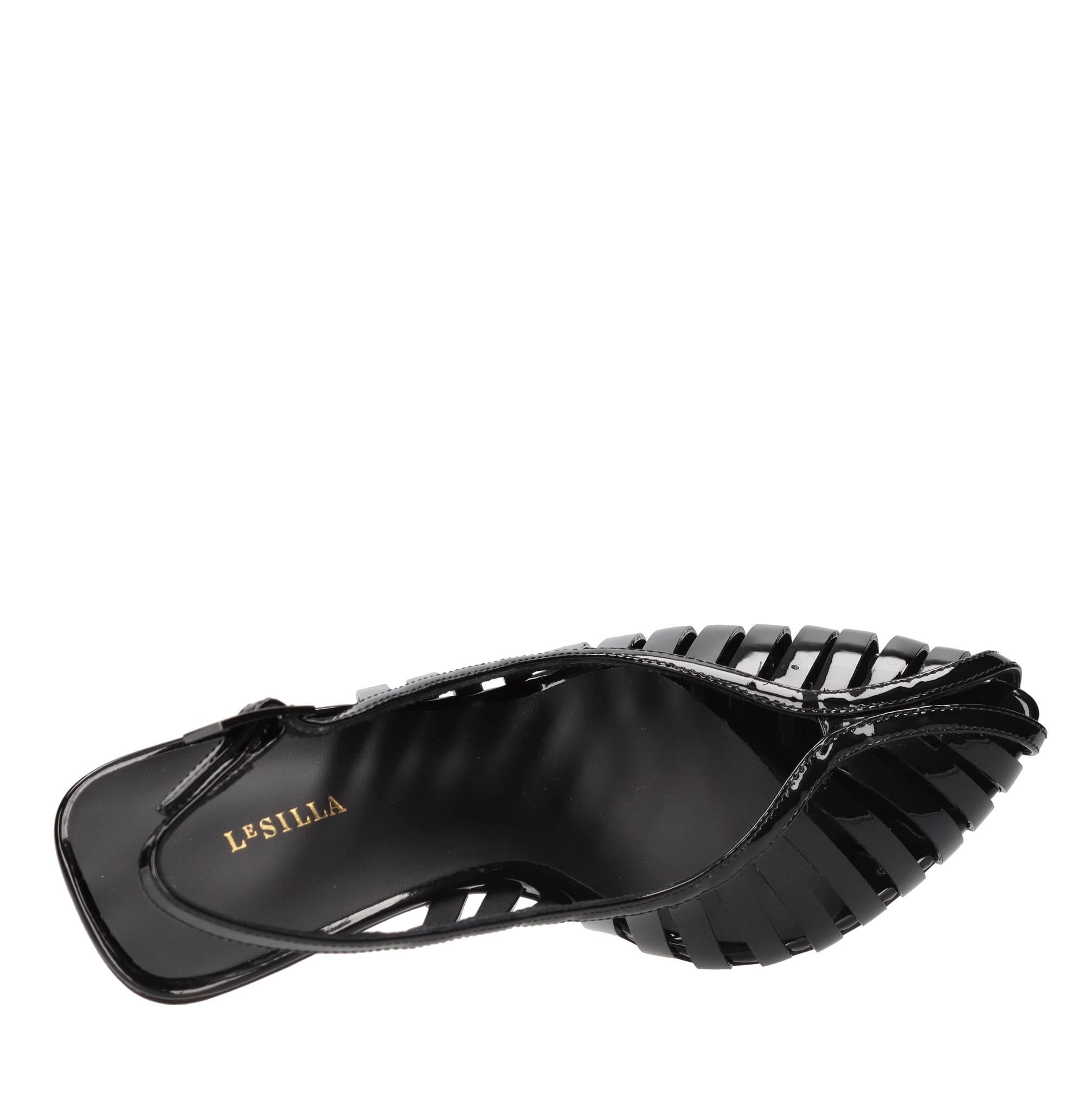Décoletté slingback modello Cage in vernice 