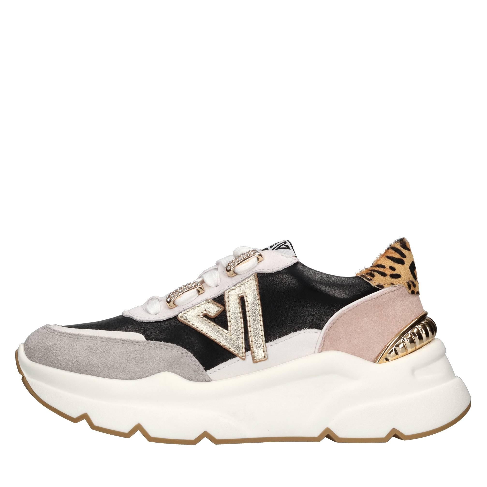 Sneakers in pelle e camoscio 