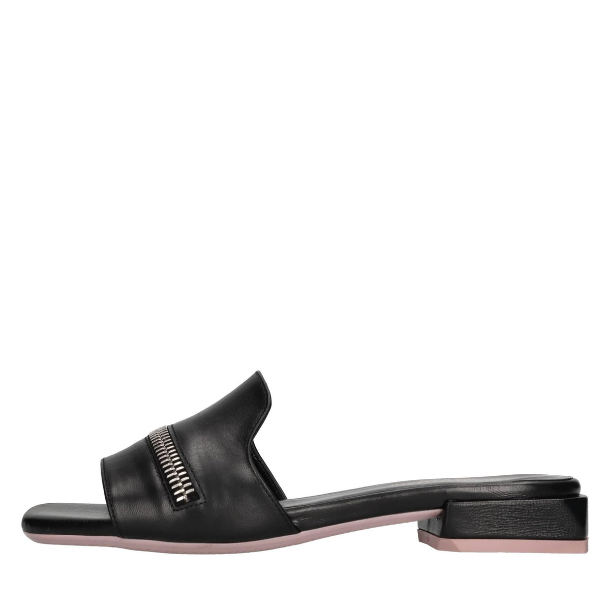 Mules in pelle 