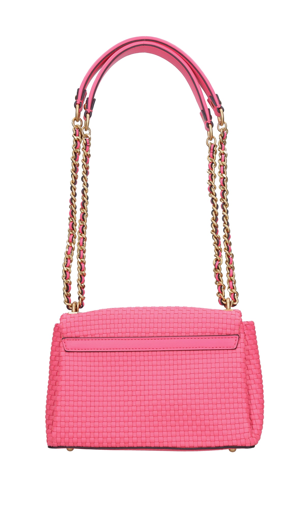 Borsa in ecopelle intrecciata 