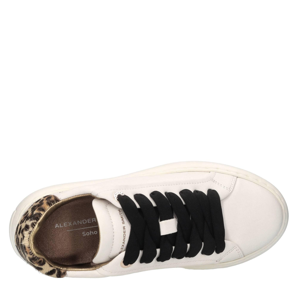 Sneakers in pelle e cavallino 