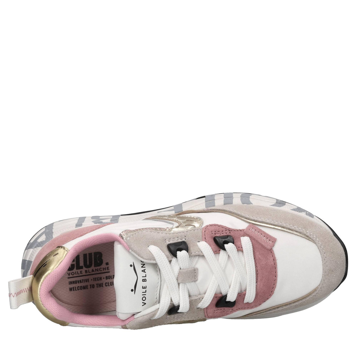 Sneakers in camoscio e tessuto 