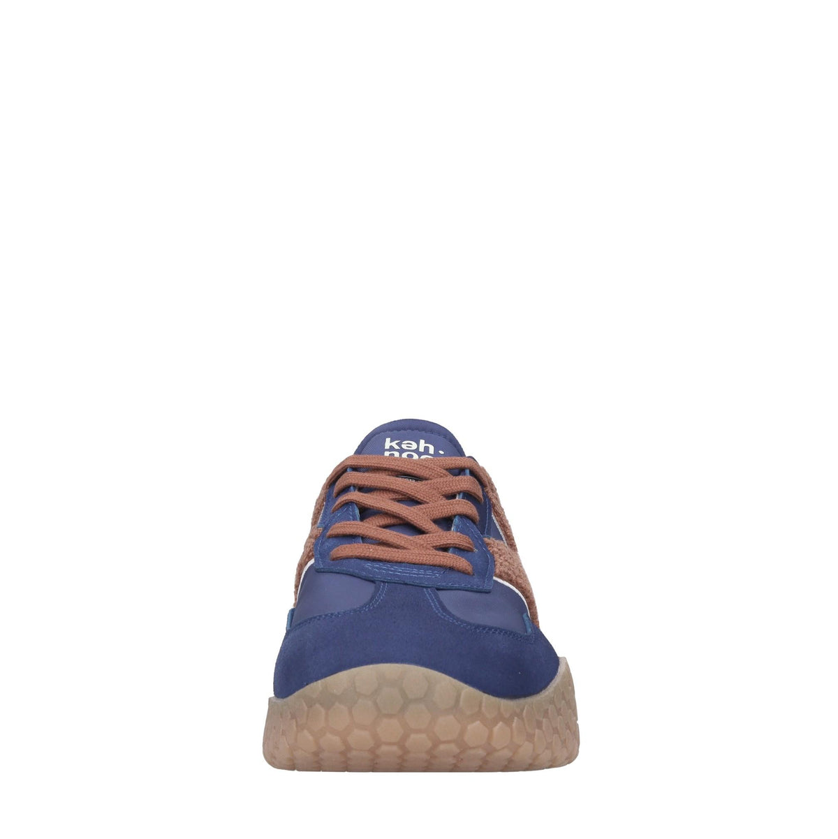 Sneakers in camoscio, tessuto e gomma 