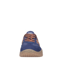 Sneakers in camoscio, tessuto e gomma 