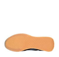 Sneakers in camoscio, tessuto e gomma 