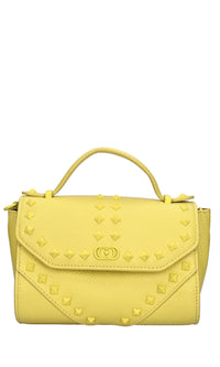 Borsa mini Frivolous in pelle e borchie 