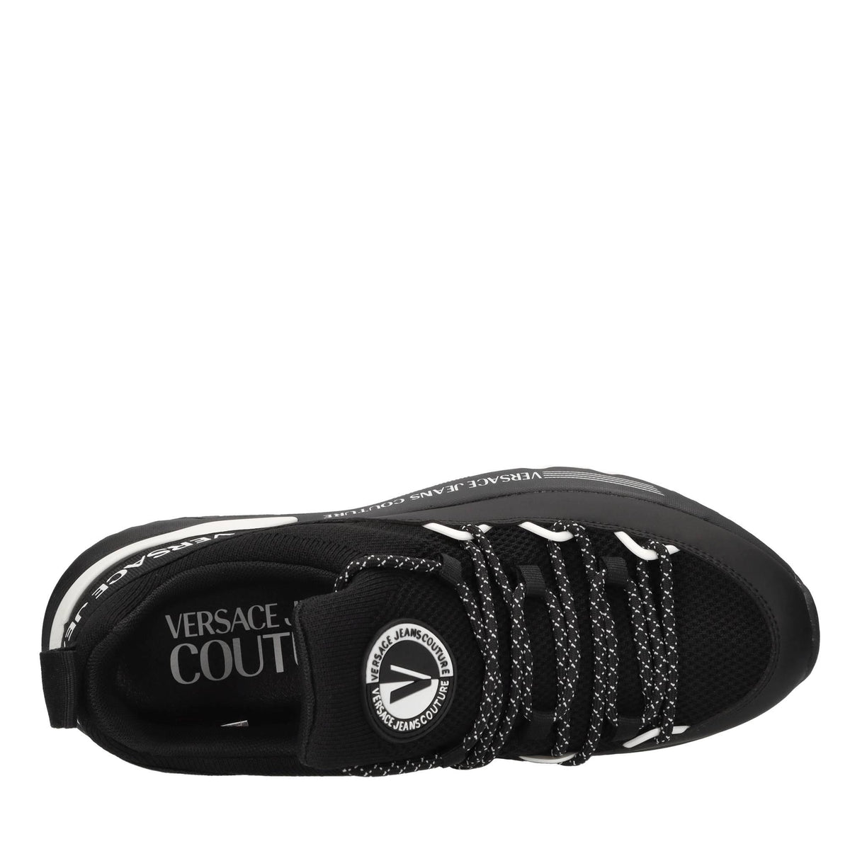 Sneakers in ecopelle e tessuto 