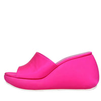 Mules Zeppa in raso 