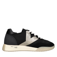 Sneakers in camoscio ecopelle e tessuto 