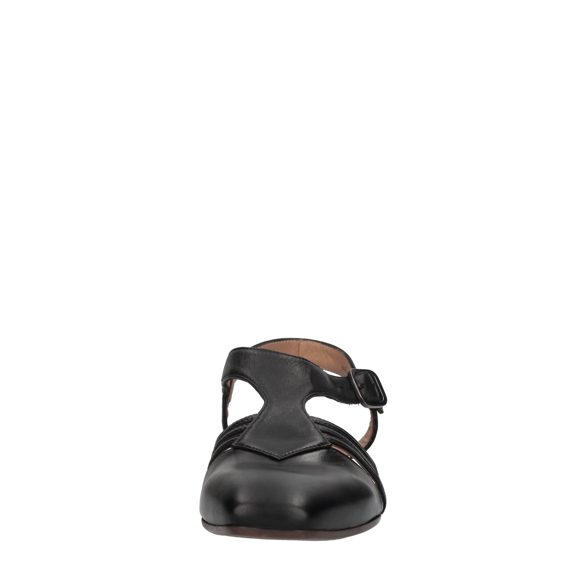 Décolleté slingback Heyna in pelle 