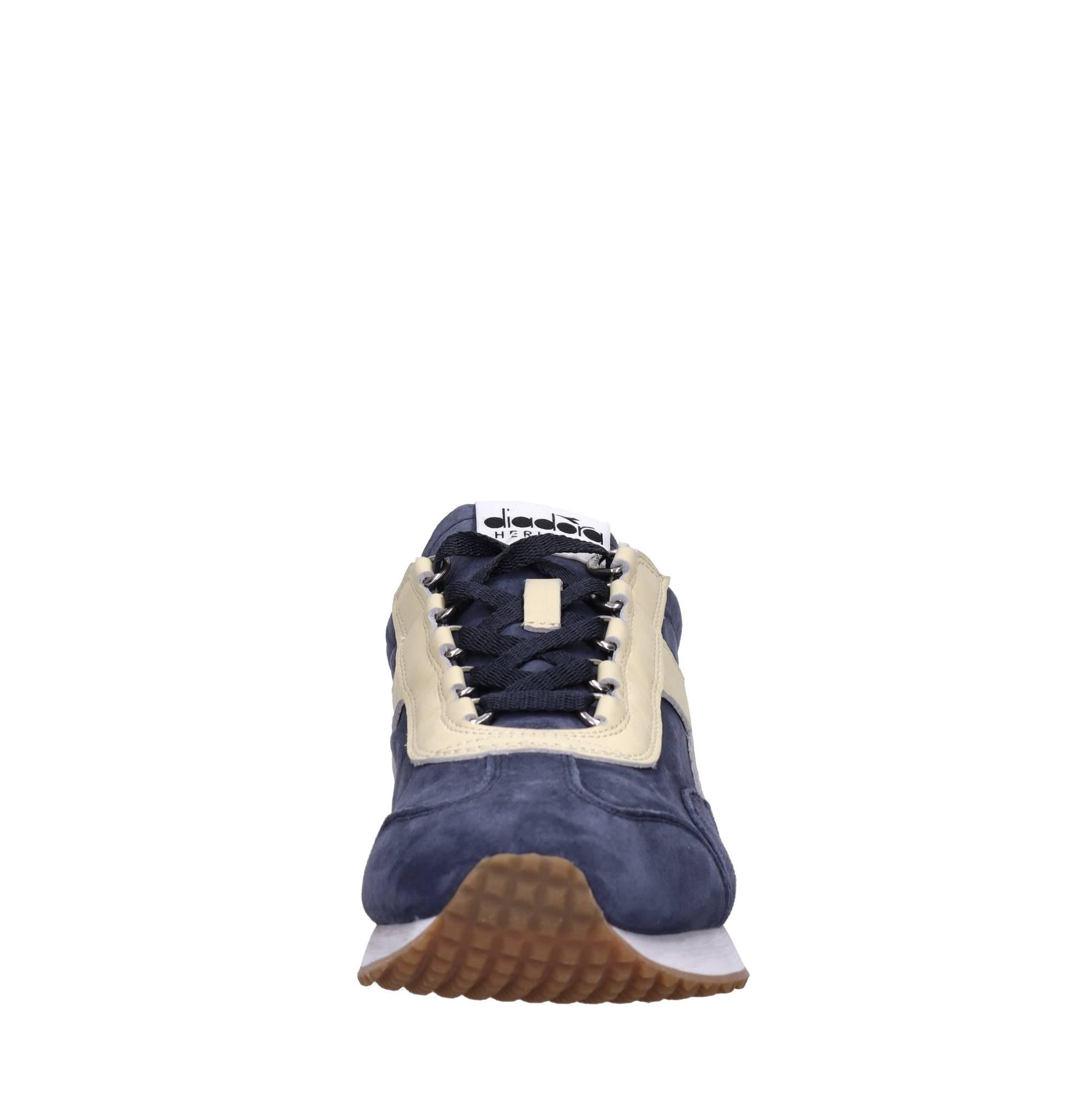 Sneakers modello HERITAGE in tessuto e pelle scamosciata 