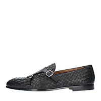 Mocassini doppia fibbia modello DU3154PANNUF195NN00  in pelle intrecciata 