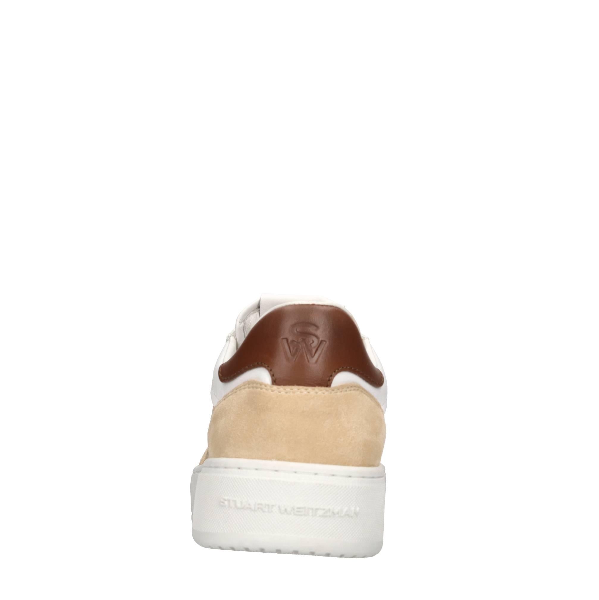 Sneakers in pelle e rafia 