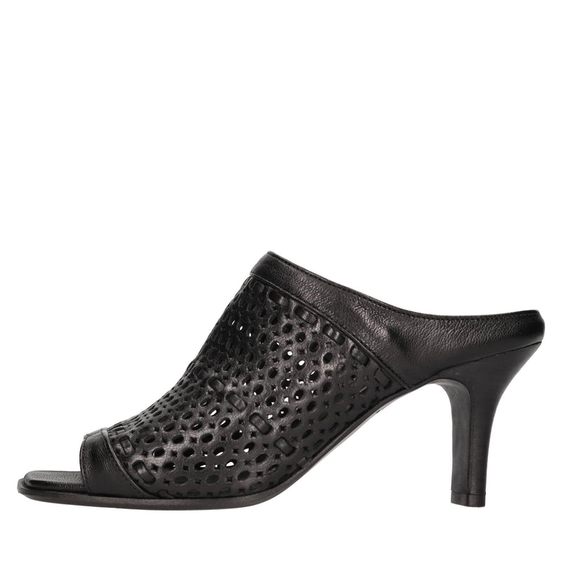Mules in pelle 