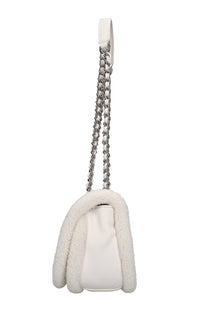 Borsa in ecopelle ed ecopelliccia 