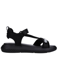 Sandali Suede in pelle, ecopelle e tessuto 