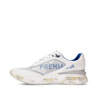 Sneakers in camoscio ecopelle e tessuto 