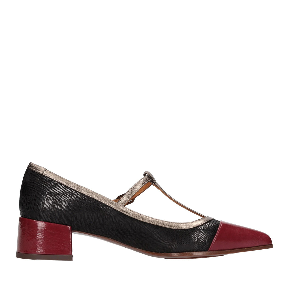 Décolleté modello JENU45 in pelle 
