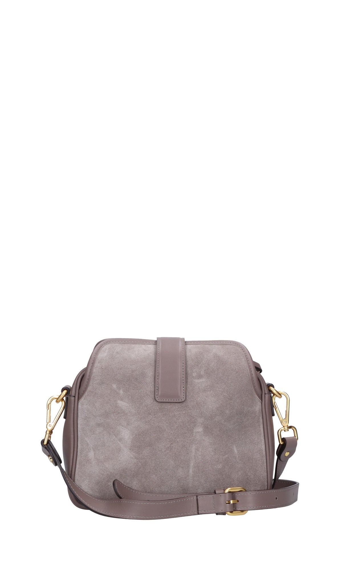 Borsa in pelle scamosciata 