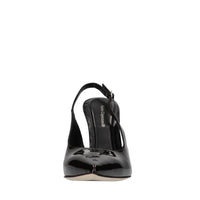 Décolleté slingback in vernice 
