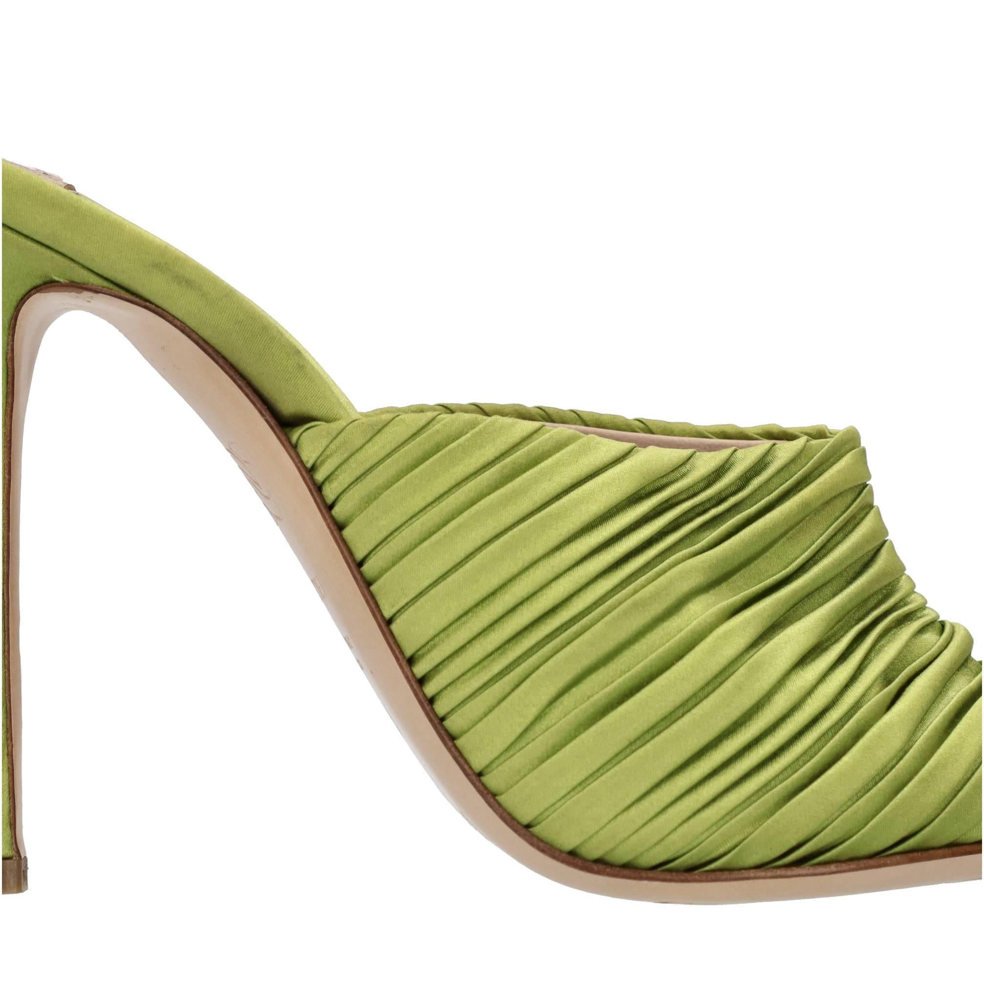Mules in raso 
