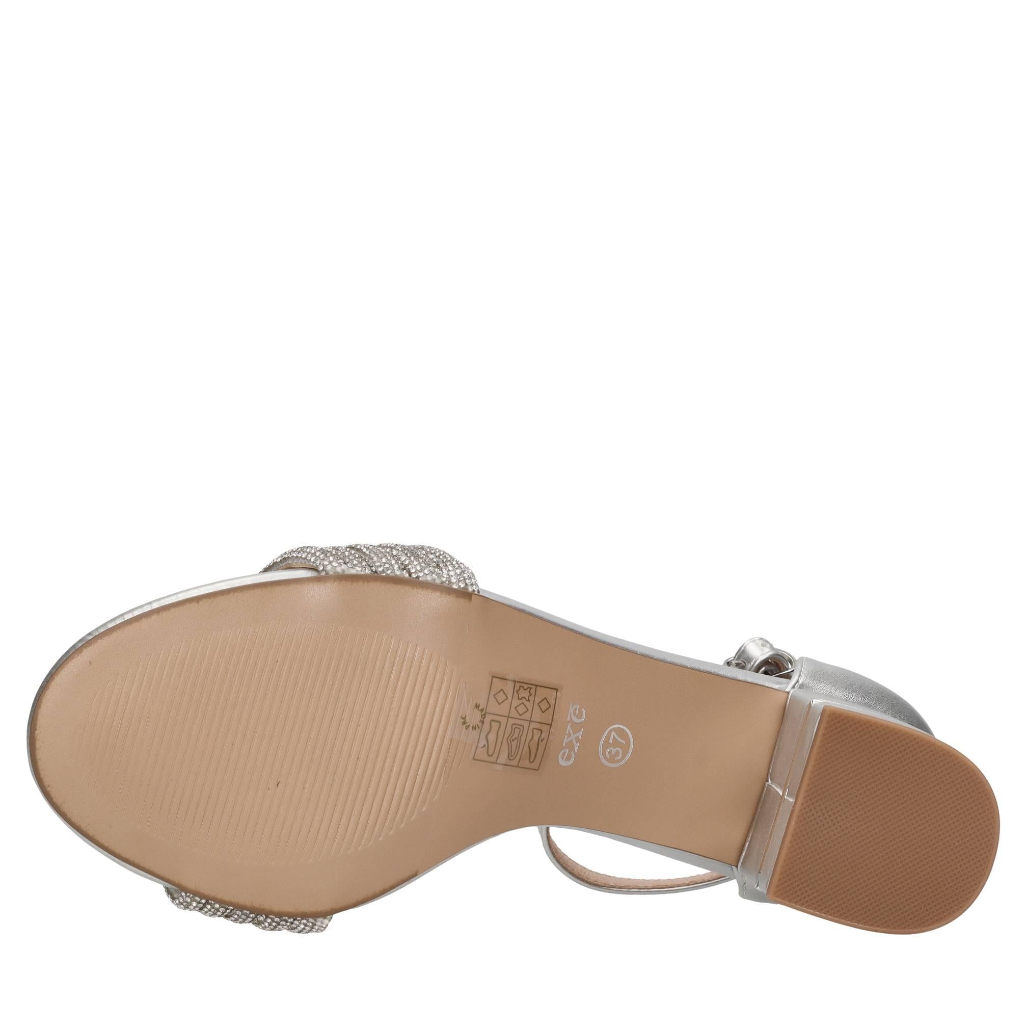 Sandali modello FENNY in pelle ed ecopelle 