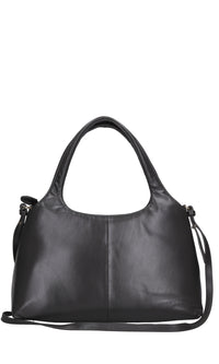 Borsa giant logo in pelle 