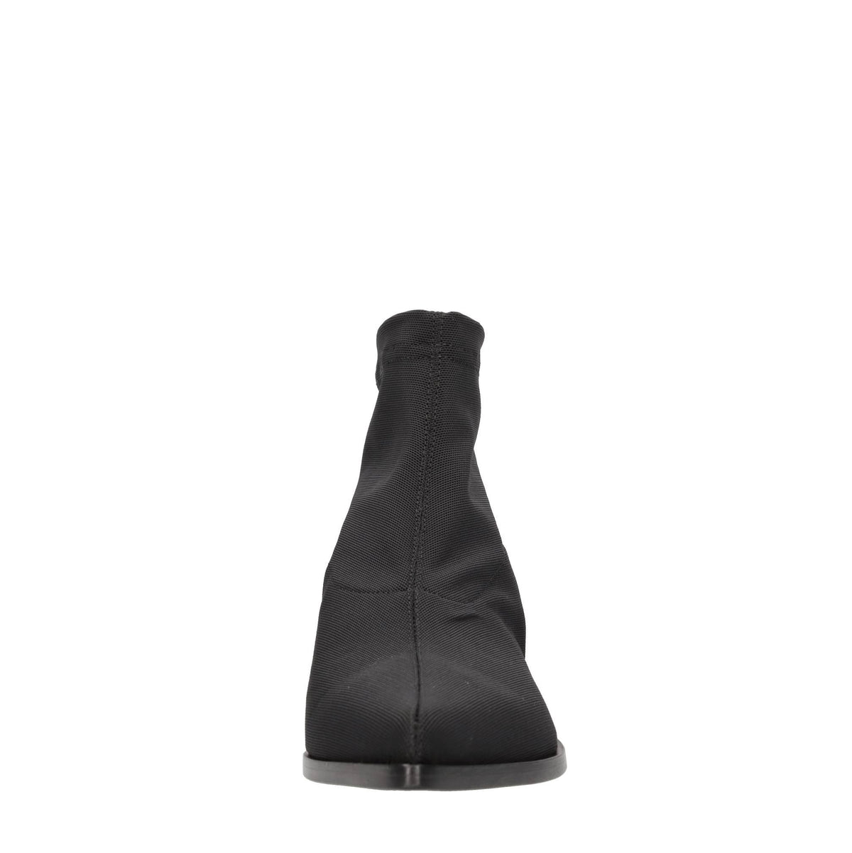 Stivaletti in tessuto elastico e inserti in pelle 