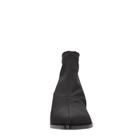 Stivaletti in tessuto elastico e inserti in pelle 