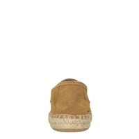 Mocassini espadrillas in camoscio e rafìa 