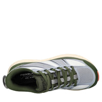 Sneakers in ecopelle e tessuto 