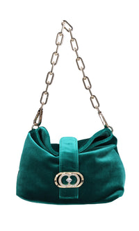Borsa Night Edition in velluto 