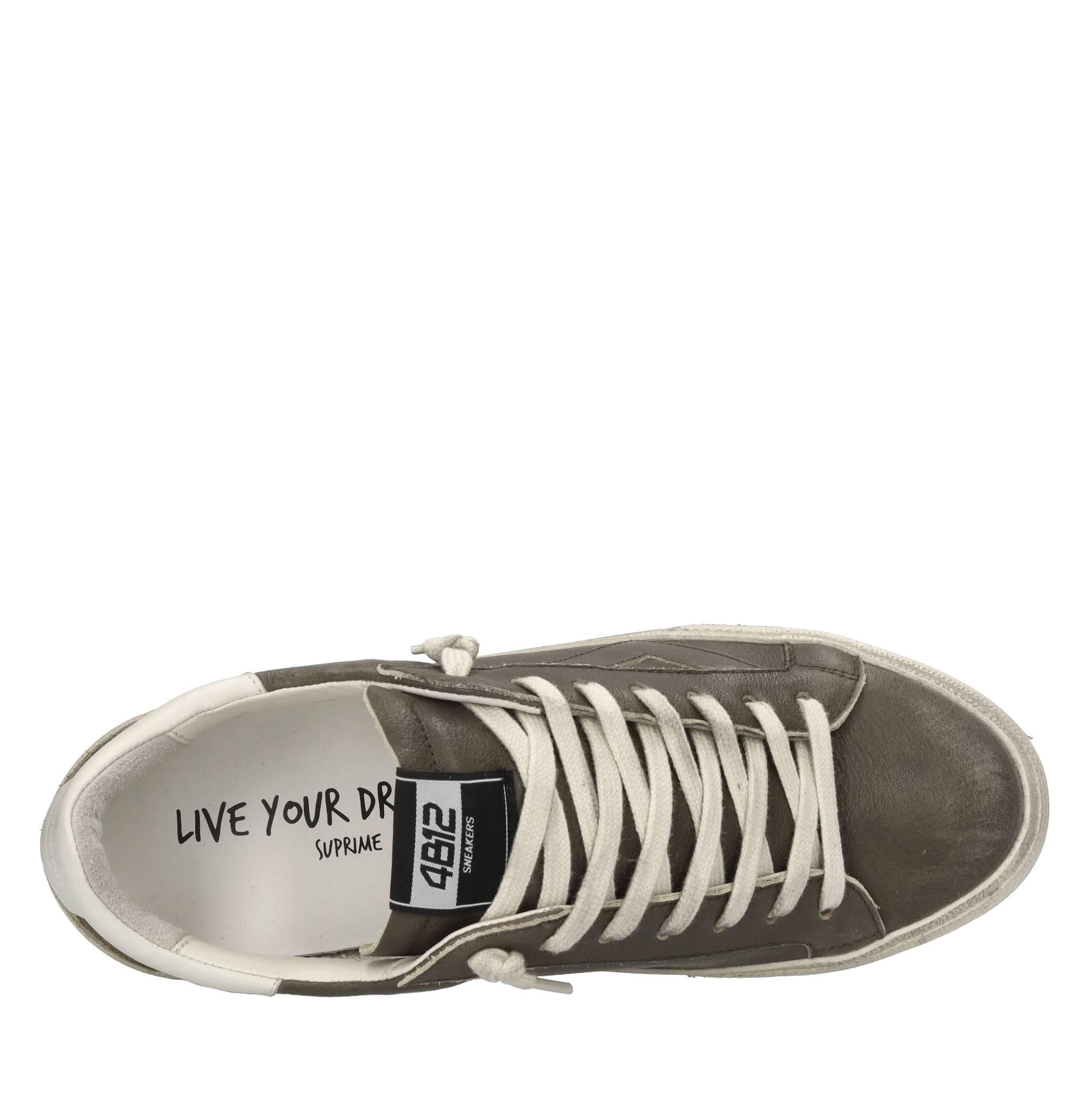 Sneakers in pelle 
