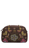 LA CARRIE Borsa ROSES in tessuto ed ecopelle