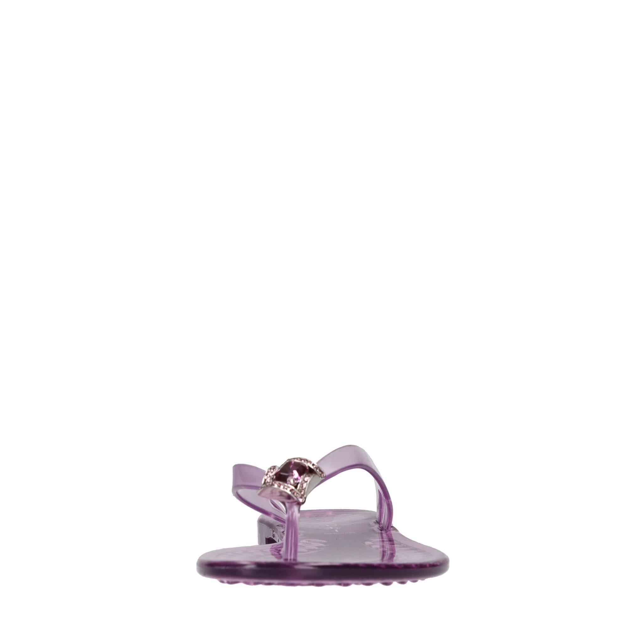 Sandali flat Jelly in PVC e Swarovski 