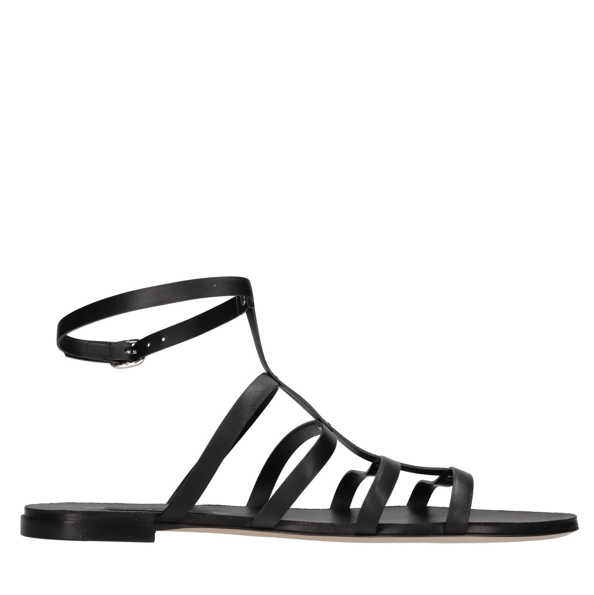 Sandali flat Florence in pelle 