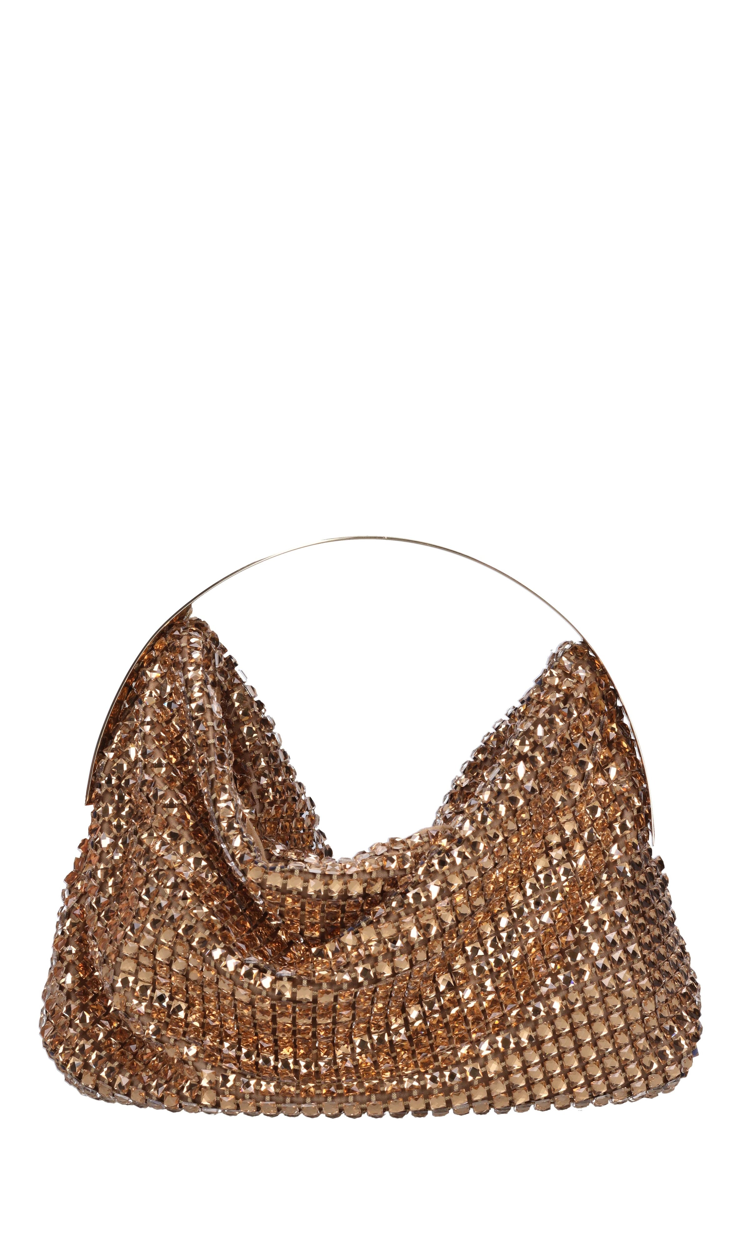 Borsa modello CLO in tessuto e strass 