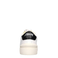 Sneakers in pelle e tessuto 