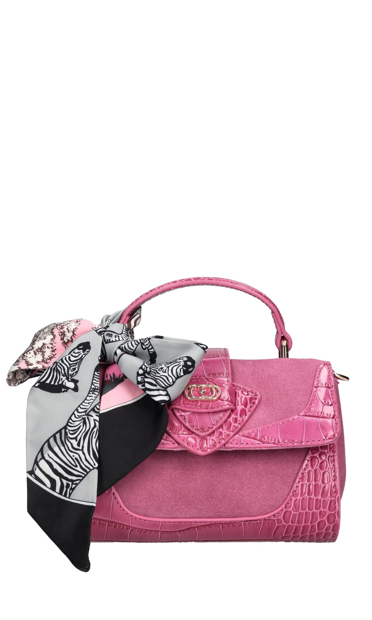 Borsa mini Tempest in camoscio e pelle 