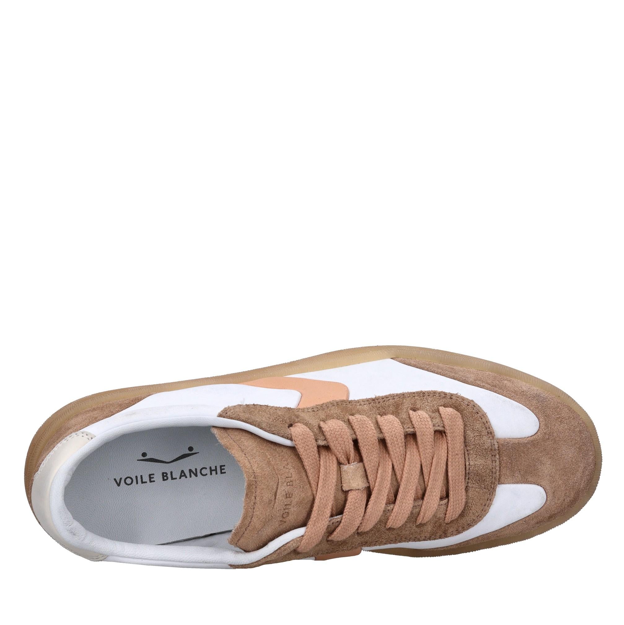 Sneakers in pelle e camoscio 