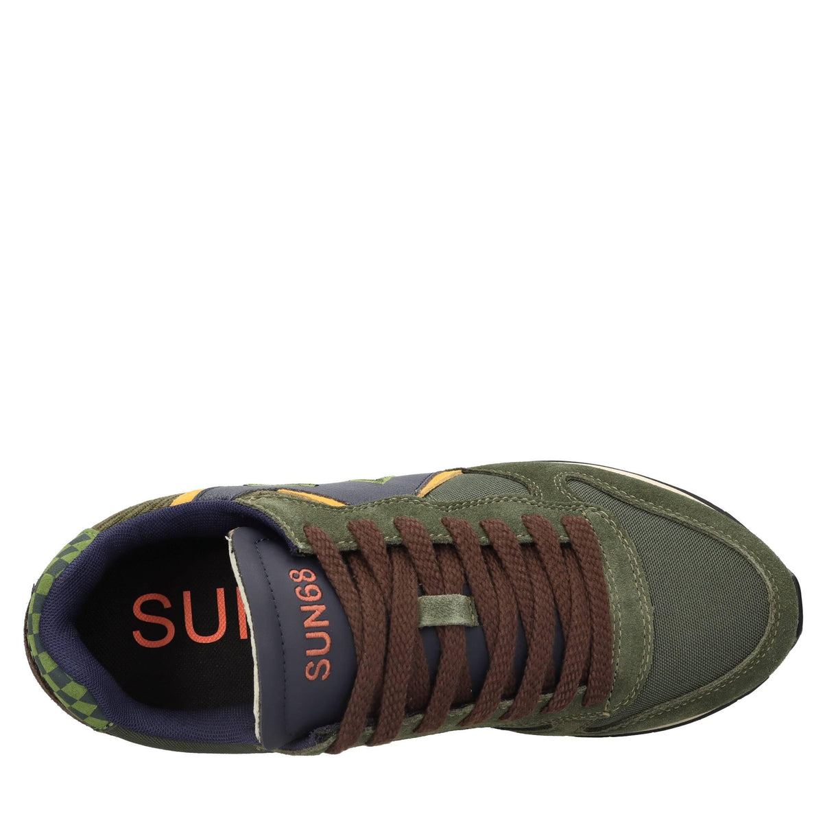 Sneakers modello Z44117 SUN68 in pelle scamosciata e tessuto traspirante 