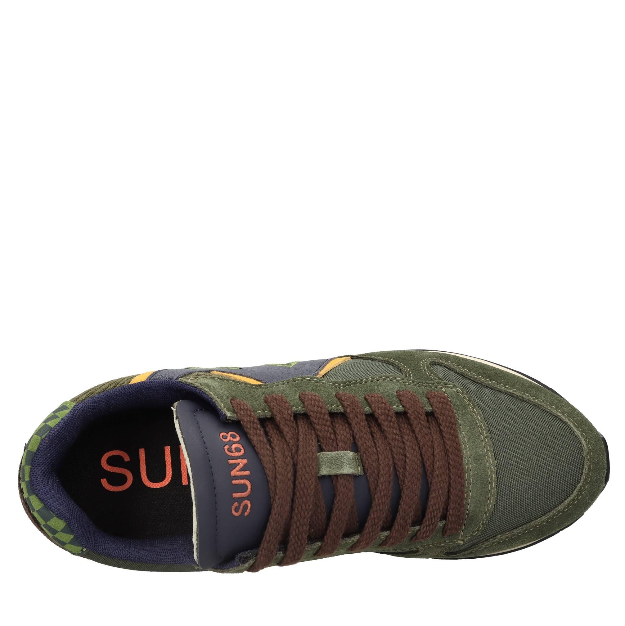 Sneakers modello Z44117 SUN68 in pelle scamosciata e tessuto traspirante 