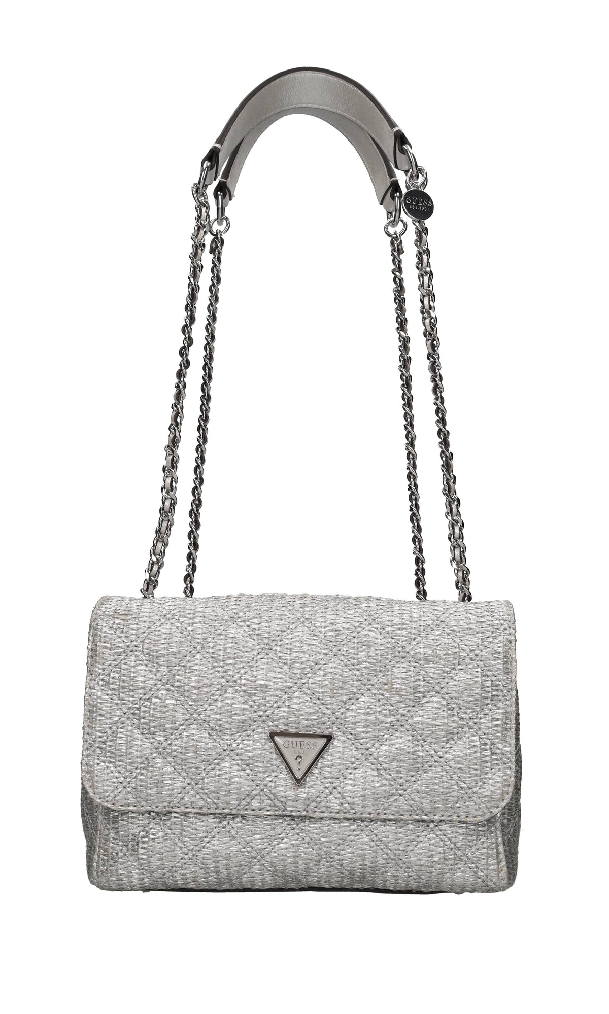 Borsa in ecopelle e rafia 