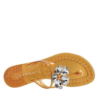 Sandali flat Jelly in PVC e Swarovski 