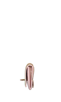 Borsa modello ENVELOPE in camoscio e strass 