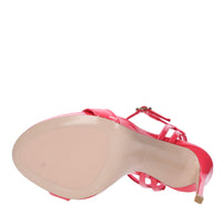 Sandali Gwen in pelle lucida 
