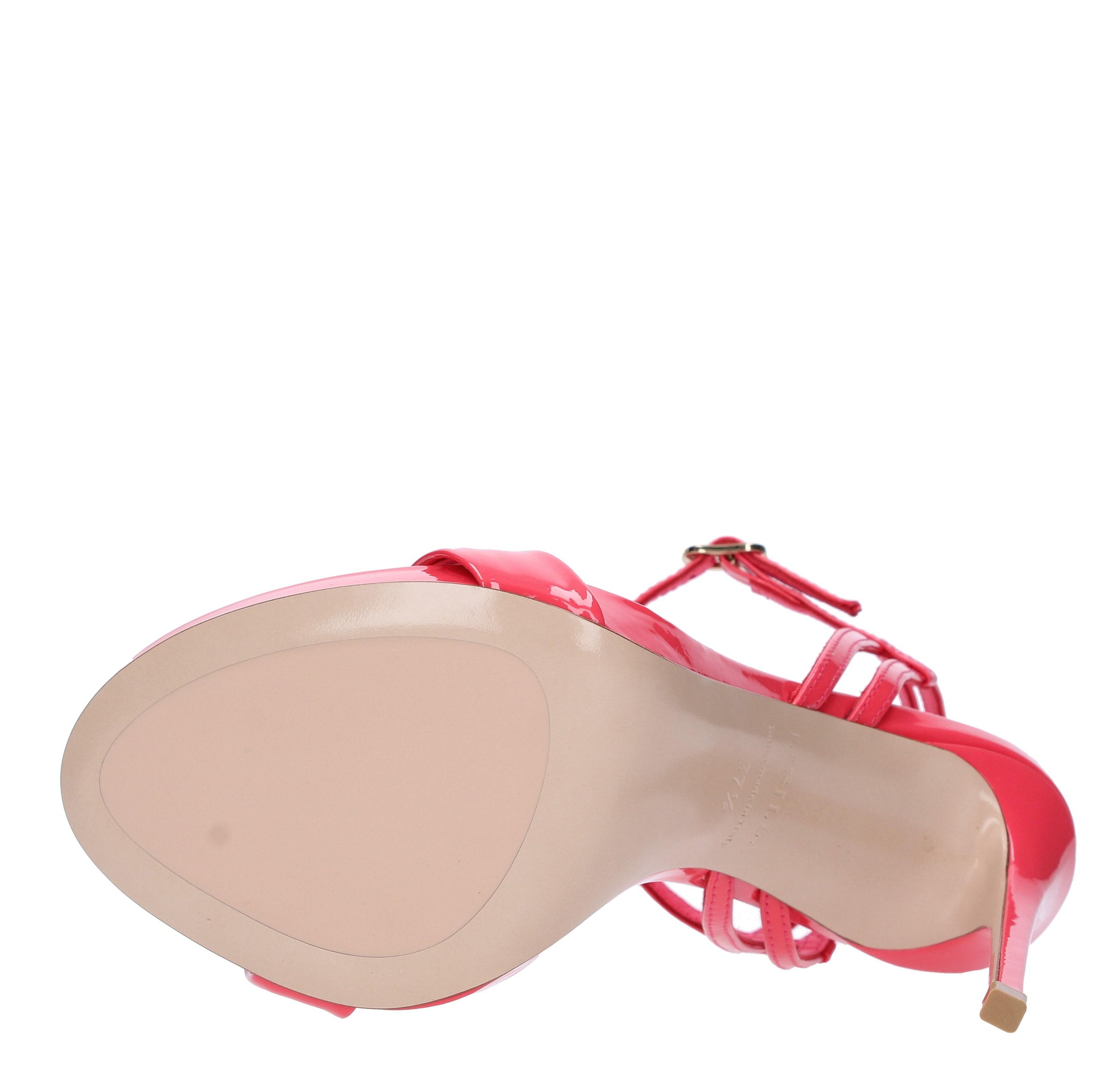 Sandali Gwen in pelle lucida 